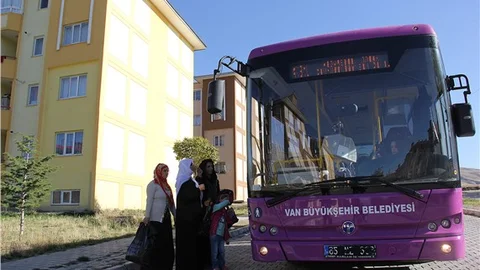 Van’da toplu ulaşım kadınlara emanet