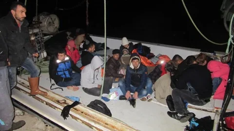 Aydın'da 145 Suriyeli kaçak göçmen yakalandı