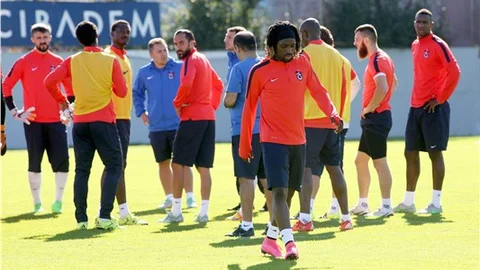 Trabzonspor’da gergin antrenman