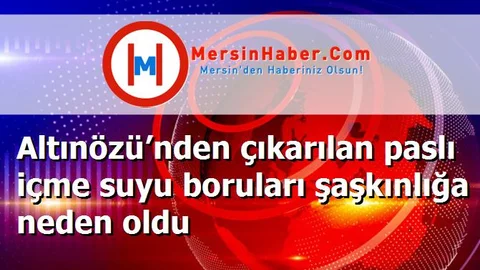 Altınözü’nden çıkarılan paslı içme suyu boruları şaşkınlığa neden oldu