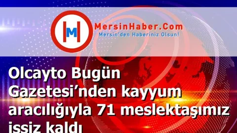 Olcayto Bugün Gazetesi’nden kayyum aracılığıyla 71 meslektaşımız işsiz kaldı