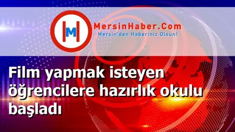 Film yapmak isteyen öğrencilere hazırlık okulu başladı