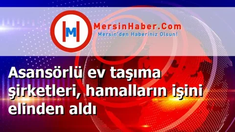 Asansörlü ev taşıma şirketleri, hamalların işini elinden aldı