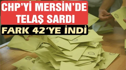 Mersin'de CHP ve HDP Arasındaki Fark 42'ye Düştü