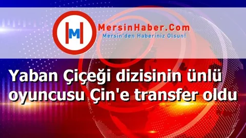 Yaban Çiçeği dizisinin ünlü oyuncusu Çin'e transfer oldu