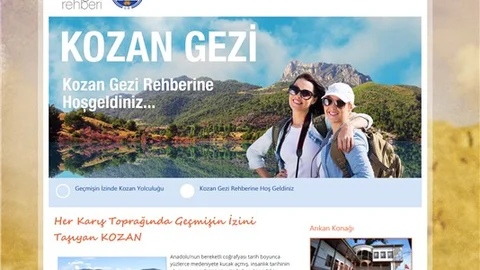 Kozan'ın mobil uygulamalı turizm internet sitesi açıldı
