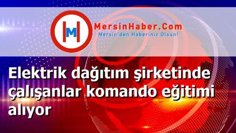Elektrik dağıtım şirketinde çalışanlar komando eğitimi alıyor