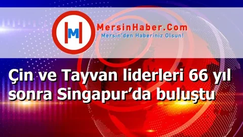 Çin ve Tayvan liderleri 66 yıl sonra Singapur’da buluştu