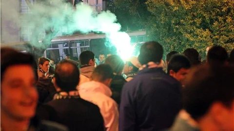 Bursaspor ve Beşiktaş kafileleri stada geldi