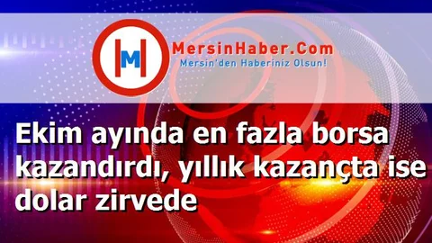 Ekim ayında en fazla borsa kazandırdı, yıllık kazançta ise dolar zirvede