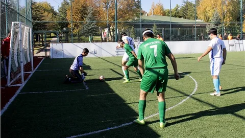 Çankaya'nın görme engelli futbolcuları puan farkını 12’ye çıkardı