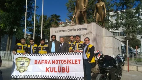 Bafra Motosiklet Kulübü, kan bağışında bulundu