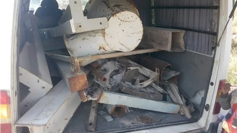 Muğla'da çalıntı hurda eşyalar ele geçirildi