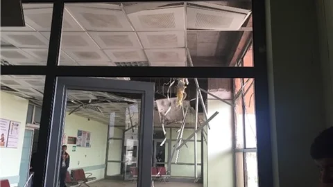 Cizre’de roketatarlı saldırıda hastanenin diyaliz ünitesi zarar gördü