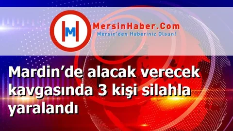 Mardin’de alacak verecek kavgasında 3 kişi silahla yaralandı