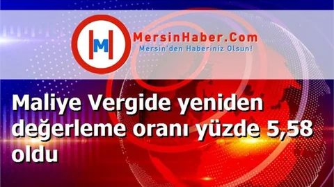 Maliye Vergide yeniden değerleme oranı yüzde 5,58 oldu