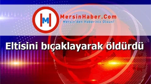 Eltisini bıçaklayarak öldürdü