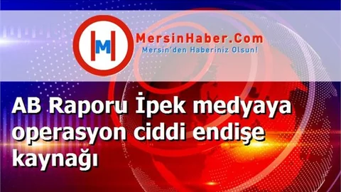 AB Raporu İpek medyaya operasyon ciddi endişe kaynağı