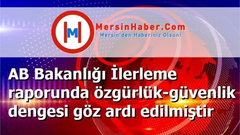 AB Bakanlığı İlerleme raporunda özgürlük-güvenlik dengesi göz ardı edilmiştir