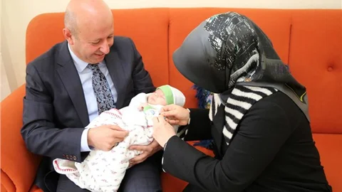 Belediye'den bebekler için 'hoşgeldin' paketi