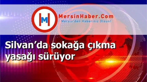 Silvan’da sokağa çıkma yasağı sürüyor