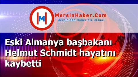 Eski Almanya başbakanı Helmut Schmidt hayatını kaybetti