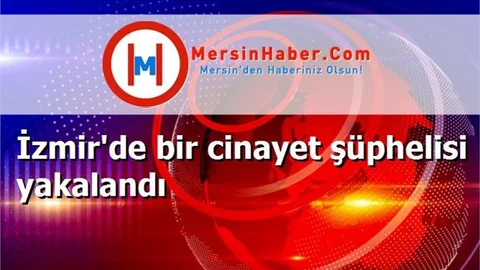 İzmir'de bir cinayet şüphelisi yakalandı