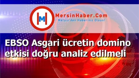 EBSO Asgari ücretin domino etkisi doğru analiz edilmeli