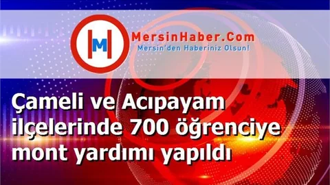Çameli ve Acıpayam ilçelerinde 700 öğrenciye mont yardımı yapıldı