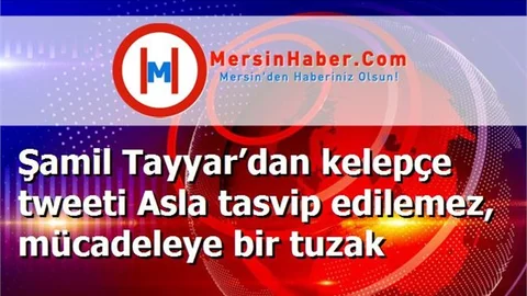 Şamil Tayyar’dan kelepçe tweeti Asla tasvip edilemez, mücadeleye bir tuzak