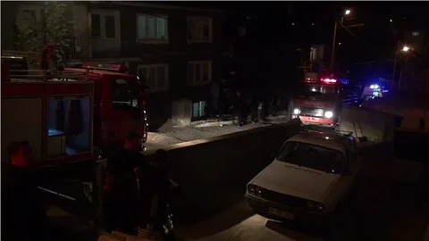 Çankırı'da yangın 2 kişi hastaneye kaldırıldı