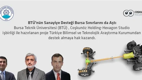 BTÜ’nün desteklediği 'taşıtlarda süspansiyon projesi' kabul gördü