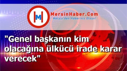 "Genel başkanın kim olacağına ülkücü irade karar verecek"