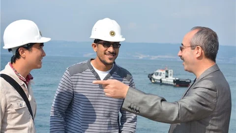 Geleceğin mühendisleri İzmit Körfez geçiş köprüsünde