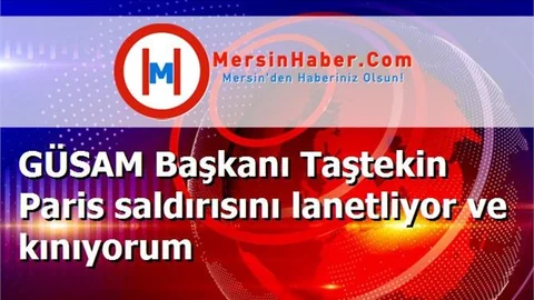 GÜSAM Başkanı Taştekin Paris saldırısını lanetliyor ve kınıyorum