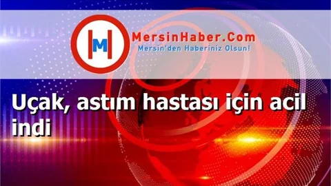 Uçak, astım hastası için acil indi