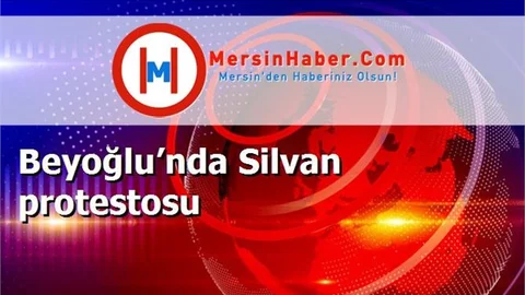 Beyoğlu’nda Silvan protestosu