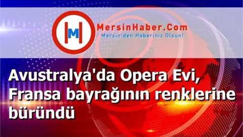 Avustralya'da Opera Evi, Fransa bayrağının renklerine büründü