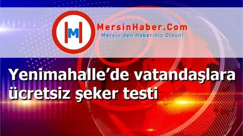 Yenimahalle’de vatandaşlara ücretsiz şeker testi