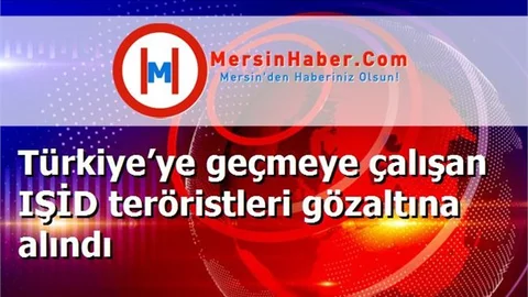 Türkiye’ye geçmeye çalışan IŞİD teröristleri gözaltına alındı