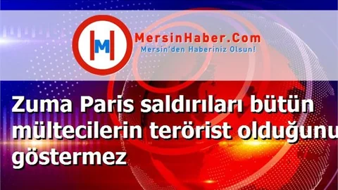 Zuma Paris saldırıları bütün mültecilerin terörist olduğunu göstermez