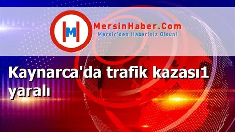 Kaynarca'da trafik kazası1 yaralı