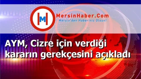 AYM, Cizre için verdiği kararın gerekçesini açıkladı