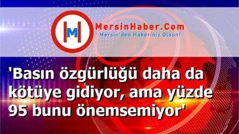 'Basın özgürlüğü daha da kötüye gidiyor, ama yüzde 95 bunu önemsemiyor'