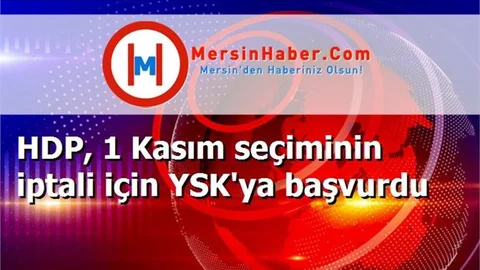 HDP, 1 Kasım seçiminin iptali için YSK'ya başvurdu
