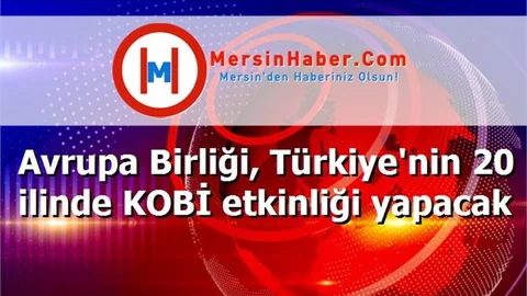 Avrupa Birliği, Türkiye'nin 20 ilinde KOBİ etkinliği yapacak