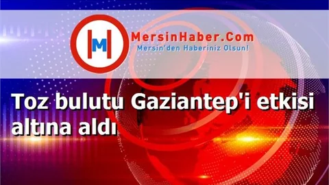 Toz bulutu Gaziantep'i etkisi altına aldı