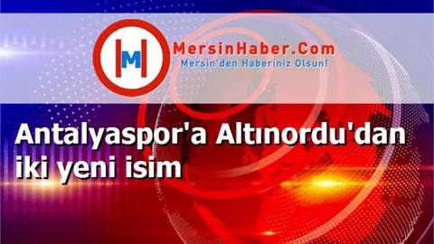 Antalyaspor'a Altınordu'dan iki yeni isim