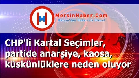 CHP'li Kartal Seçimler, partide anarşiye, kaosa, küskünlüklere neden oluyor