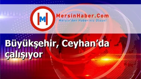 Büyükşehir, Ceyhan’da çalışıyor